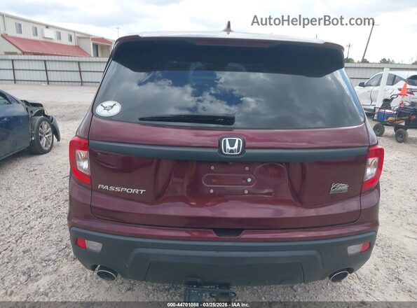 5FNYF7H58MB010356 2021 HONDA PASSPORT Красный 