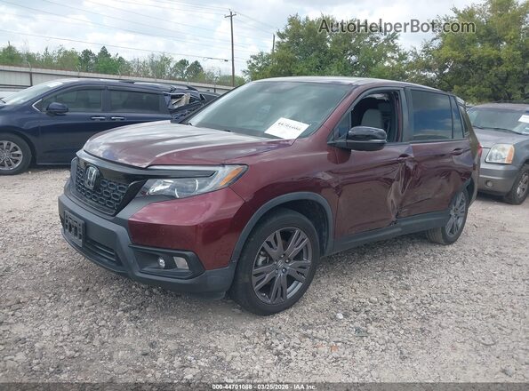 5FNYF7H58MB010356 2021 HONDA PASSPORT Красный 