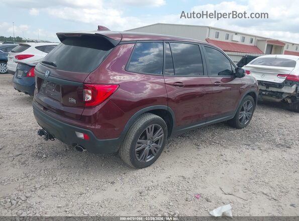5FNYF7H58MB010356 2021 HONDA PASSPORT Красный 