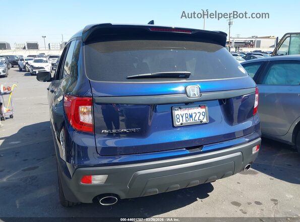 5FNYF7H5XMB011167 2021 HONDA PASSPORT Blue 