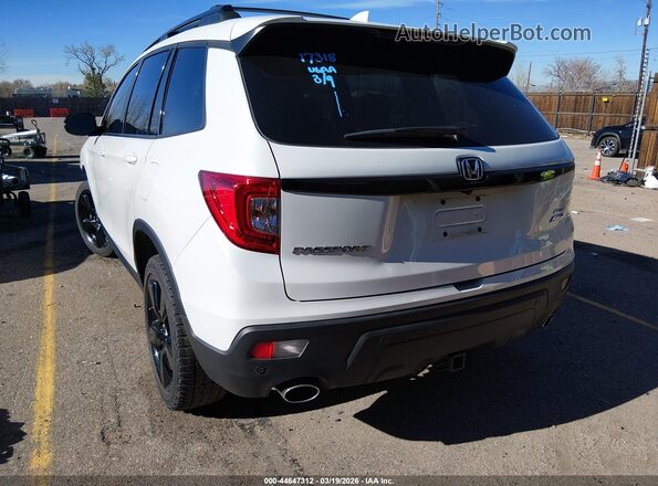 5FNYF8H02KB028066 2019 HONDA PASSPORT White Tył lewy