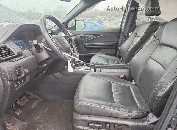 5FNYF8H05MB003486 2021 HONDA PASSPORT Black Widok wnętrza z przodu