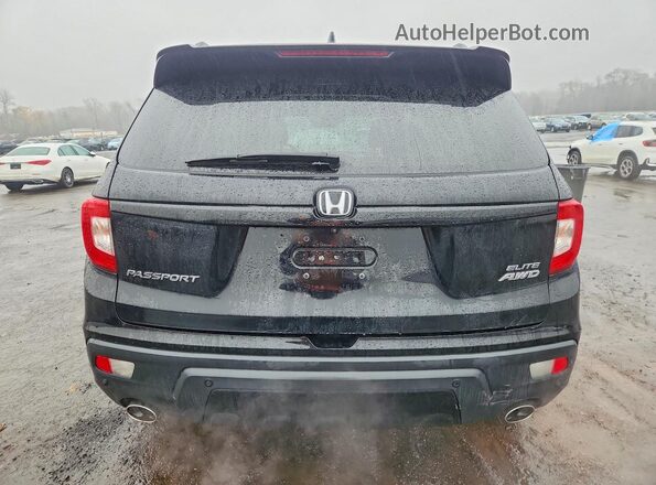5FNYF8H05MB003486 2021 HONDA PASSPORT Black Widok z tyłu