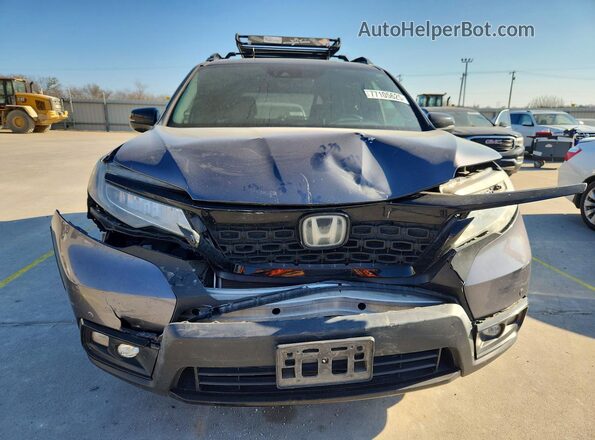 5FNYF8H07KB015717 2019 HONDA PASSPORT Charcoal Front view