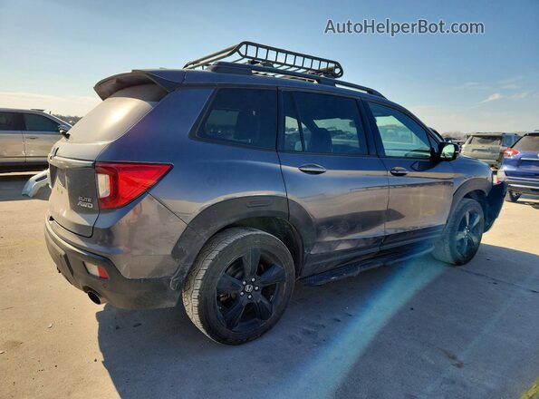 5FNYF8H07KB015717 2019 HONDA PASSPORT Charcoal Rear right