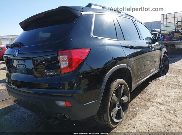 5FNYF8H08MB017348 2021 HONDA PASSPORT Black უკანა მარჯვენა