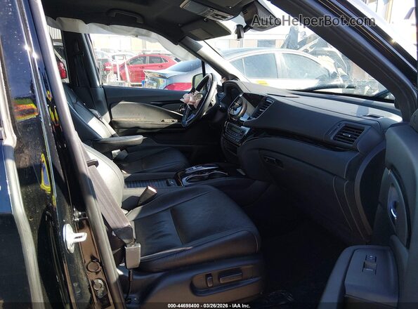 5FNYF8H08MB017348 2021 HONDA PASSPORT Black წინა სალონის ხედი