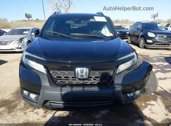 5FNYF8H08MB017348 2021 HONDA PASSPORT Black წინა პანელის ხედი