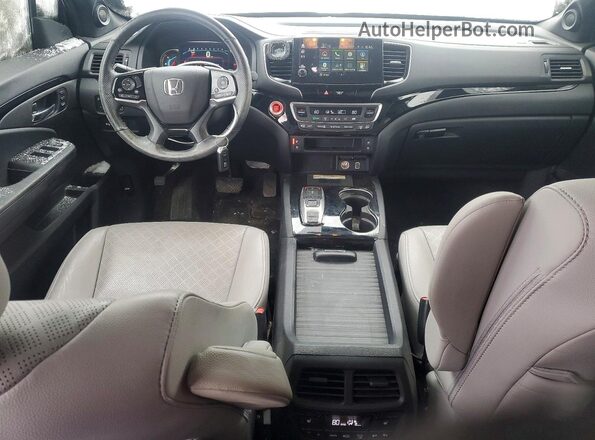 5FNYF8H08MB034697 2021 HONDA PASSPORT Gray Widok deski rozdzielczej
