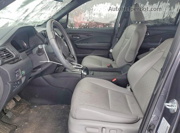 5FNYF8H08MB034697 2021 HONDA PASSPORT Gray Widok wnętrza z przodu
