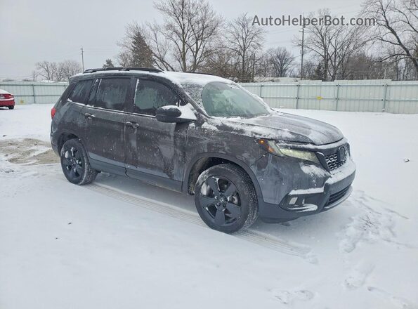 5FNYF8H08MB034697 2021 HONDA PASSPORT Gray Przód prawy