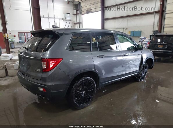 5FNYF8H22MB011255 2021 HONDA PASSPORT Gray Trasero derecho