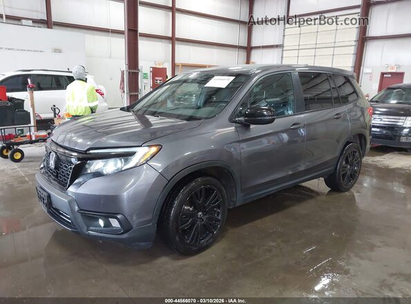 5FNYF8H22MB011255 2021 HONDA PASSPORT Gray Vista tres cuartos delantera izquierda