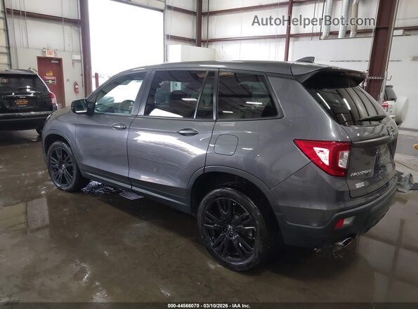 5FNYF8H22MB011255 2021 HONDA PASSPORT Gray Trasero izquierdo