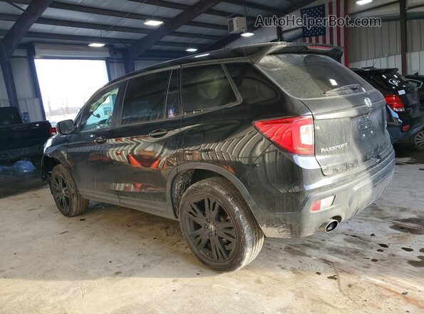 5FNYF8H28MB018582 2021 HONDA PASSPORT Black Задня ліва чверть