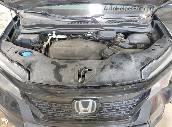 5FNYF8H28MB018582 2021 HONDA PASSPORT Black Вид підкапотного простору