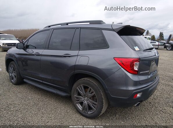 5FNYF8H50MB041719 2021 HONDA PASSPORT Gray Задня ліва чверть