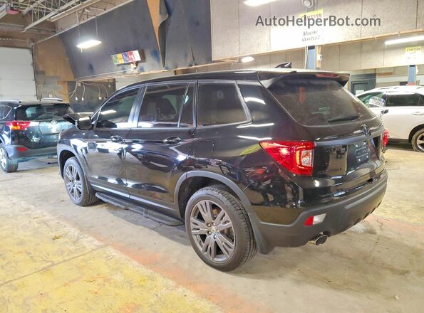 5FNYF8H51MB005473 2021 HONDA PASSPORT Black Задня ліва чверть