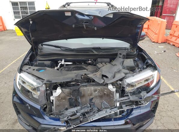 5FNYF8H51NB002073 2022 HONDA PASSPORT Blue Vista trasera