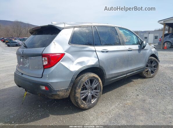 5FNYF8H52LB019574 2020 HONDA PASSPORT Silver Rear right
