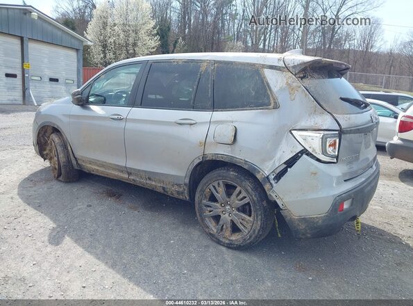 5FNYF8H52LB019574 2020 HONDA PASSPORT Silver Rear left