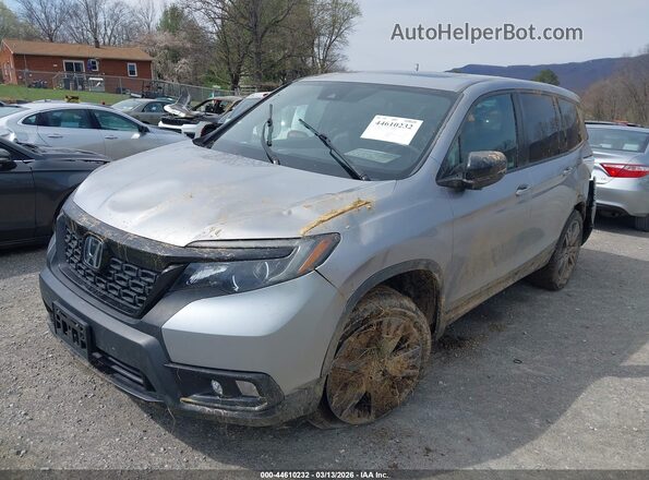 5FNYF8H52LB019574 2020 HONDA PASSPORT Silver Front view