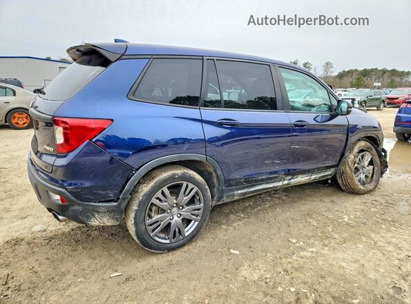 5FNYF8H52MB034562 2021 HONDA PASSPORT Blue Rear right