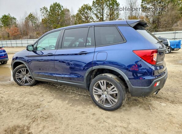 5FNYF8H52MB034562 2021 HONDA PASSPORT Blue Rear left