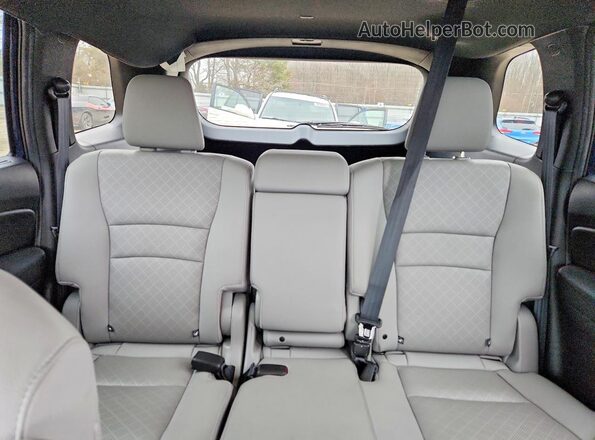 5FNYF8H52MB034562 2021 HONDA PASSPORT Blue Rear seats view