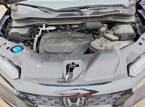 5FNYF8H52MB034562 2021 HONDA PASSPORT Blue Engine compartment view