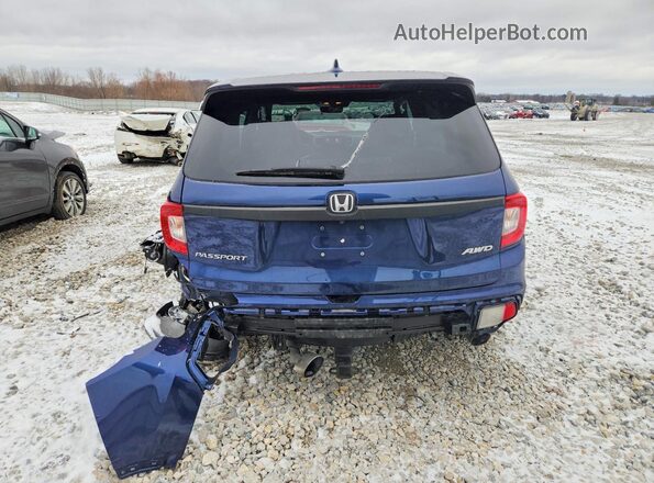 5FNYF8H53KB013541 2019 HONDA PASSPORT Blue 