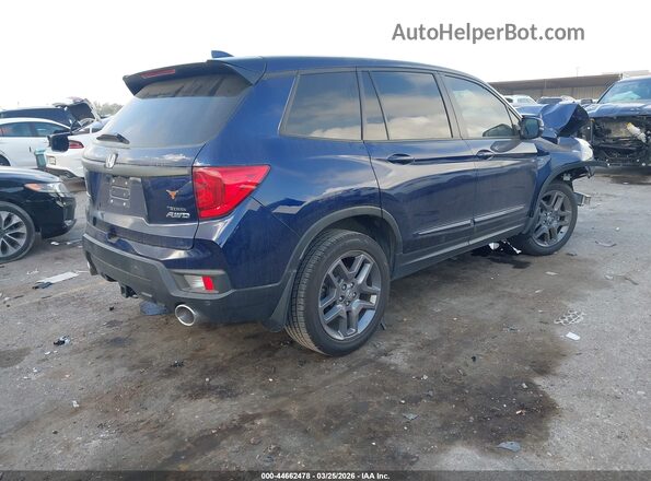 5FNYF8H54PB028511 2023 HONDA PASSPORT Blue Tył prawy