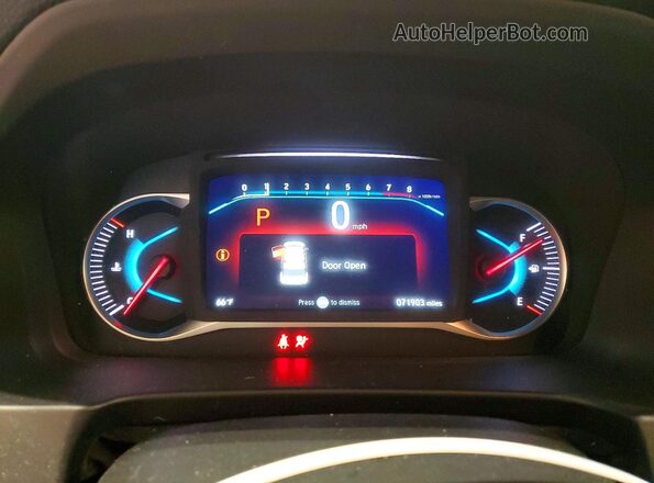 5FNYF8H56MB035259 2021 HONDA PASSPORT Maroon ხელსაწყოთა პანელის ხედი