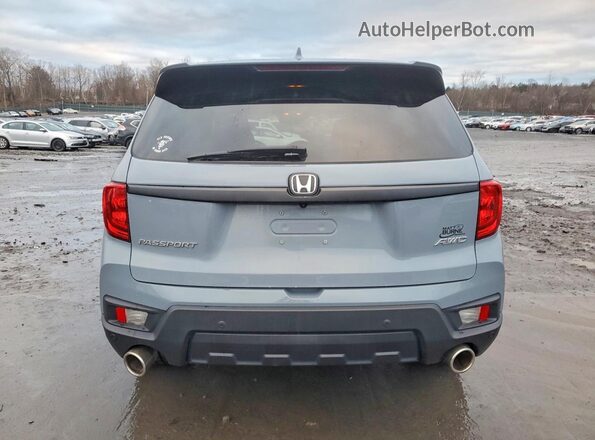 5FNYF8H56PB005909 2023 HONDA PASSPORT Blue Widok z tyłu