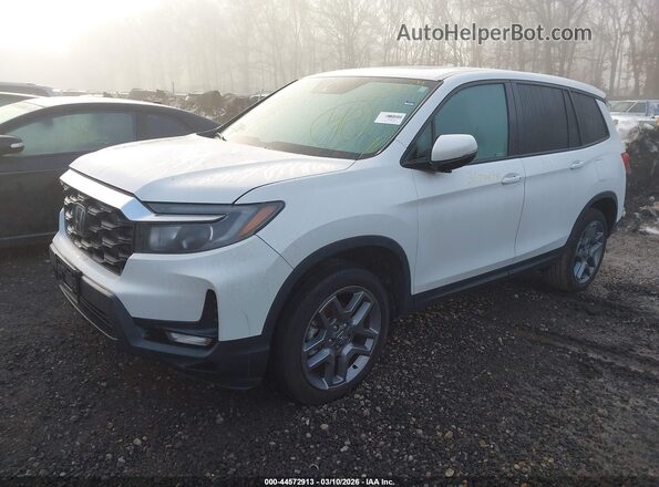 5FNYF8H57PB039406 2023 HONDA PASSPORT White Vista tres cuartos delantera izquierda