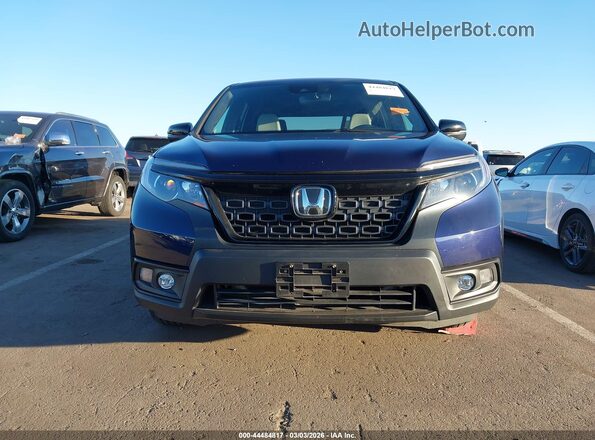 5FNYF8H58MB023307 2021 HONDA PASSPORT Blue წინა ხედი