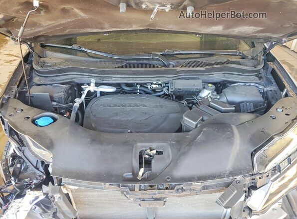 5FNYF8H59MB021713 2021 HONDA PASSPORT Gray Vista del compartimento del motor