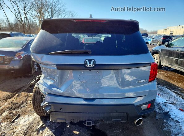 5FNYF8H5XPB034975 2023 HONDA PASSPORT Silver Vista trasera