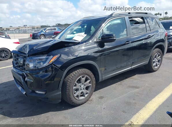 5FNYF8H67SB008948 2025 HONDA PASSPORT Черный Передняя левая четверть