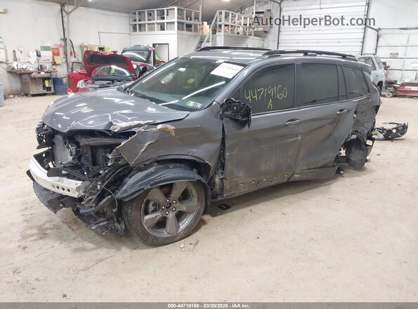 5FNYF8H90MB040685 2021 HONDA PASSPORT Gray Front left