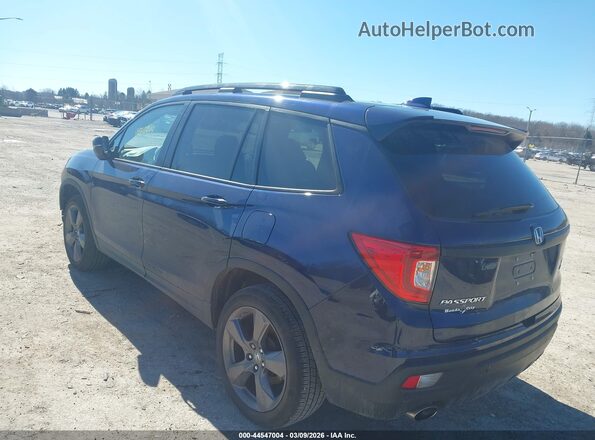 5FNYF8H96MB022238 2021 HONDA PASSPORT Dark Blue Rear left