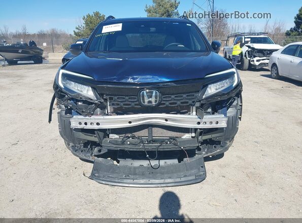 5FNYF8H96MB022238 2021 HONDA PASSPORT Dark Blue Front view