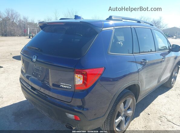 5FNYF8H96MB022238 2021 HONDA PASSPORT Dark Blue Rear right