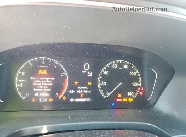 5FNYG2H46PB009797 2023 HONDA PILOT Silver Widok zestawu wskaźników