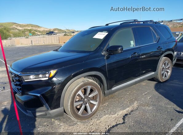 5FNYG2H73SB001319 2025 HONDA PILOT Черный Передняя левая четверть
