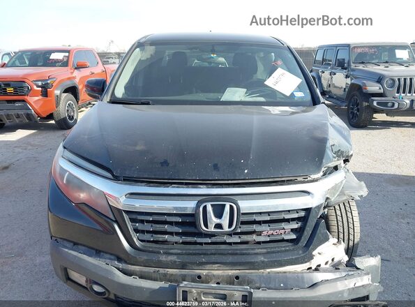 5FPYK2F12JB000360 2018 HONDA RIDGELINE Black Вид панелі приладів