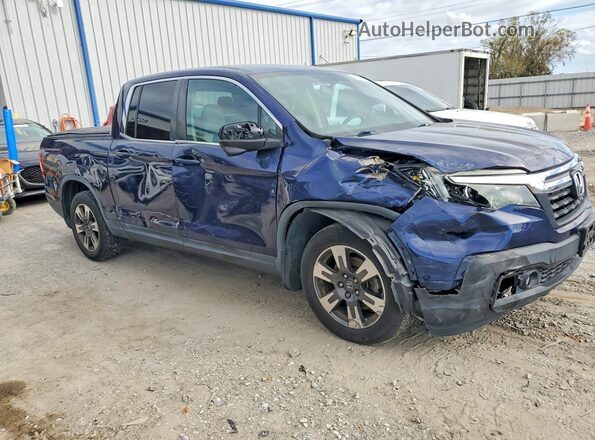 5FPYK2F61HB007094 2017 HONDA RIDGELINE Blue Delantero derecho