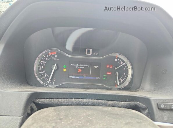 5FPYK3F10MB024165 2021 HONDA RIDGELINE White Widok zestawu wskaźników