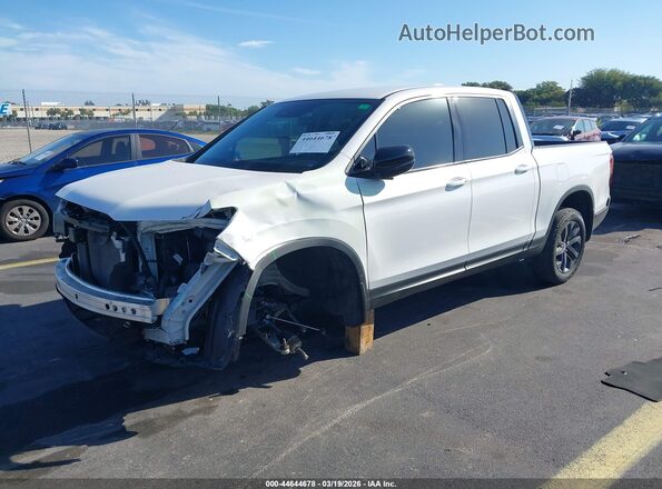 5FPYK3F11RB025008 2024 HONDA RIDGELINE Белый Передняя левая четверть