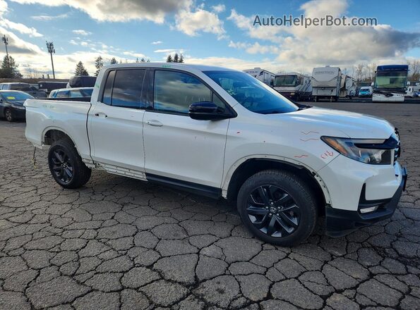 5FPYK3F19NB001114 2022 HONDA RIDGELINE Белый Передняя правая четверть